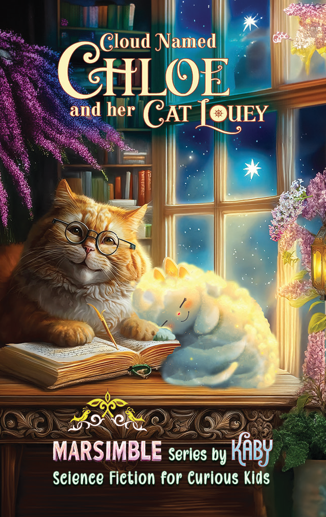 Cloud Named Chloe and Her Cat Louey